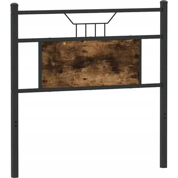 Čelo postele, kouřový dub, 75 cm