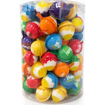 Bonbon Želé TROLLI EGGIES 19 g - plněná želé vajíčka (balení 100 ks) (plněné želé / želé vajíčka s ovocnou náplní / jednotlivě balené)