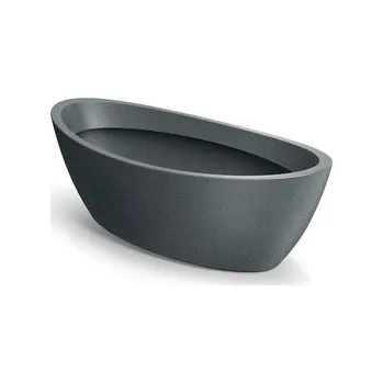 Květináč ARIA OVAL 60 cm - barva: světlý granit