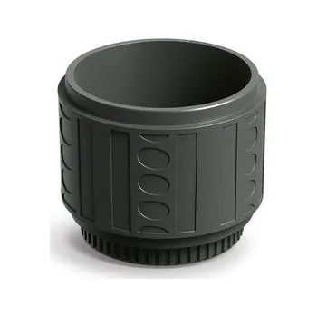 Květináč FOLKA ROUND 40 cm- barva: tmavě šedá