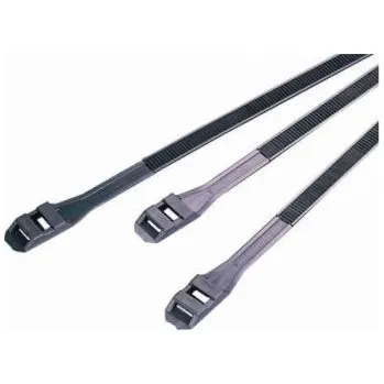Organizace kabelů Kabelová vázací páska Double Locking Cable Tie 760mm 9 mm Černá Nylon 66 RS PRO