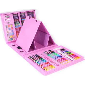 Výtvarná sada Výtvarná sada na malování 208ks růžová