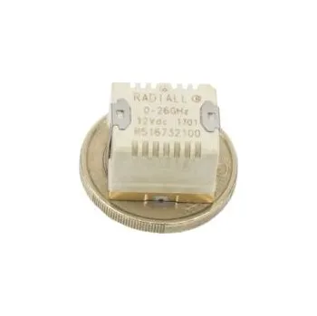 Relé Vysokofrekvenční RF relé SPDT Montáž na plošný spoj 8GHz 24V dc