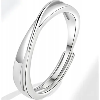 Prsten Pánský prsten EP - 38458 - Stříbrná/Nastavitelný KP-38458