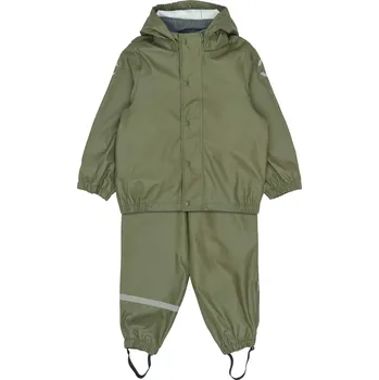 Kojenecká bunda Dětská nepromokavá souprava do deště Mikk-Line - zelená Dusty Olive Velikost: 92