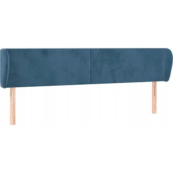 VidaXL Čelo postele s ušima, tmavě modré,