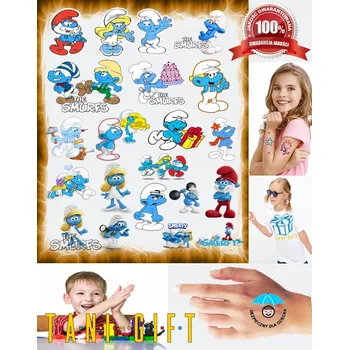 Tetování Velká Sada Mega Omyvatelných Tetování - Super Mario Bros