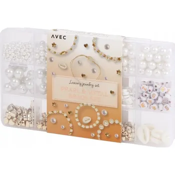 kreativní sada PERLY A KORÁLKY KREATIVNÍ SADA PRO VÝROBU BIŽUTERIE V PLASTOVÉM ORGANIZÉRU