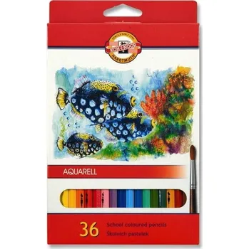 Pastelka Akvarelové Pastelky Koh-I-Noor 3719/K, 36 barev