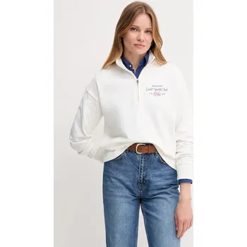 Dámská mikina Bavlněná mikina Gant 4204215 bílá 00X, vel. M