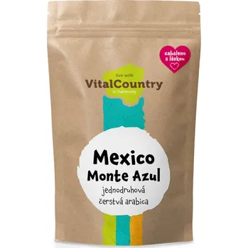 Káva Vital Country Mexico Finca Monte Azul 250g Zrnková