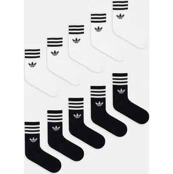 Ponožky adidas Originals 10-pack KH1556 černá 99X, vel. 34/36