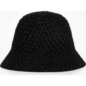 Klobouk Bavlněný klobouk Answear.LAB ZK.7.cjk černá 99X, vel. ONE SIZE