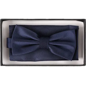 Motýlek FERATT Motýlek s kapesníčkem K 138 tmavě modrý