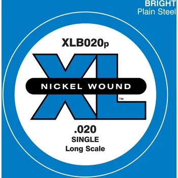 D'Addario XLB020P Samostatná struna pro baskytaru