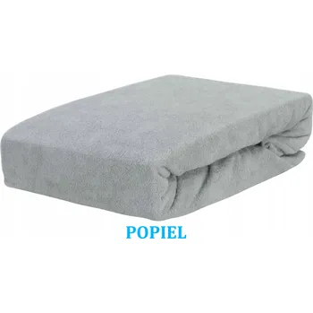 Prostěradlo ŠEDÉ FROTÉ PROSTĚRADLO S GUMOU 200/220 SILNÉ