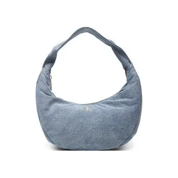 Kabelka Kabelka Calvin Klein Denim Soft Crescent Sm LV04F3207G Modrá OS