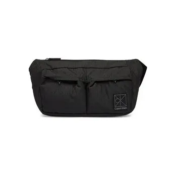Outdoorové vybavení Ledvinka Calvin Klein Utility Emblem Sling Waistbag LV04D3341G Černá OS