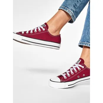 Pánská obuv Plátěnky Converse Chuck Taylor All Star Ox M9691C Bordó 37