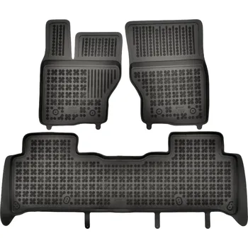 Autodoplněk ACI gumové koberečky černé s vyšším okrajem (sada 3 ks) pro Land Rover DISCOVERY 5 2/2017-