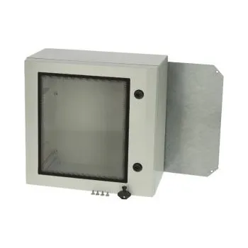 Elektroinstalační krabice Fibox Nástěnná krabice, řada: ARCA IP66 Polykarbonát Světle šedá 400 mm Průhledné dveře 400 mm 210 mm