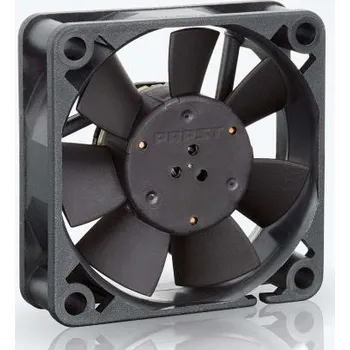 PC ventilátor Axiální ventilátor, řada: 500 F DC, 50 x 50 x 15mm, průtok vzduchu: 20m³/h 1W 12 V DC Čtvercový