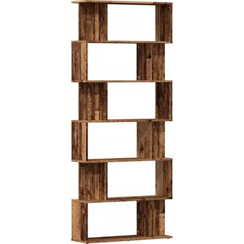 Knihovna Regál VidaXL 24 x 192 x 80 cm dub rustikální