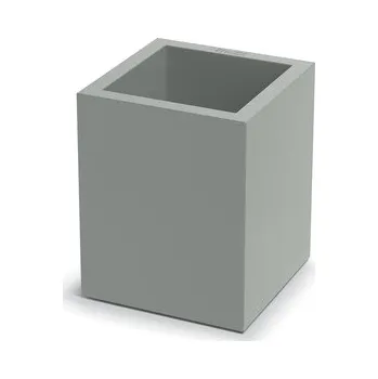 Květináč Květináč CUBLA SQUARE MIDL 29 cm - barva: betonová šedá
