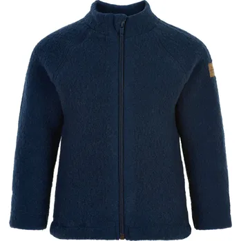 Chlapecká mikina Mikina na zip merino-fleece barva Blue Nights Mikk-Line Velikost: 74