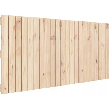 Nástěnné čelo postele 140 x 3 x 60 cm masivní borové dřevo