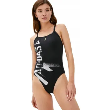 Dámské plavky Adidas plavky jednodílné černé velikost M