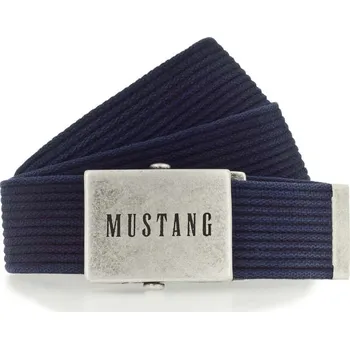 Opasek Mustang Látkový Opasek Tmavě Modrý 110