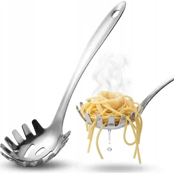 Naběračka NABĚRAČKA NA ŠPAGETY kovová kuchyňská na těstoviny