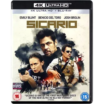 Blu-ray film Sicario Blu-ray 4K disk