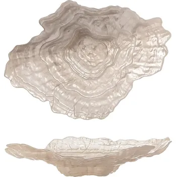 Dekorativní miska Bloomingville Aiku 38 x 7 x 29 cm 82068716 béžová 01X