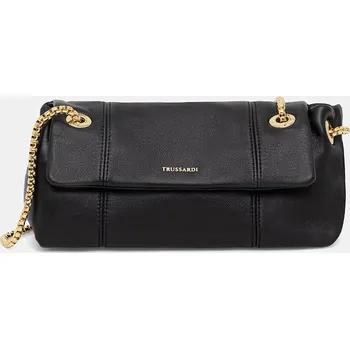 Kabelka Kožená kabelka Trussardi Z610E206557N černá 99X, vel. ONE SIZE