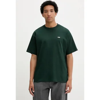 Pánské oblečení Bavlněné tričko Vans VN000P1PPRM1 zelená 96X, vel. S
