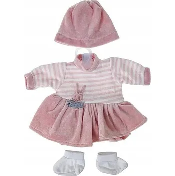 OBLEČENÍ PRO PANENKU. ŠATY, ČEPICE, PAPUČKY PRO PANENKU 40 CM