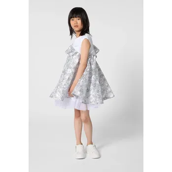 Dámské šaty Dívčí šaty Karl Lagerfeld Z31139.102.108 šedá 90X, vel. 108