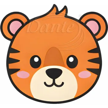 Textilní nažehlovací páska Dante Nažehlovačka Tygr - 12 x 11 cm