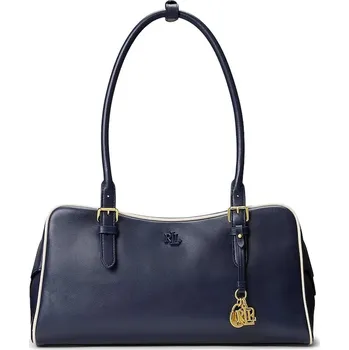 Kabelka Kožená kabelka Lauren Ralph Lauren 431P10510 námořnická modř 59X, vel. ONE SIZE