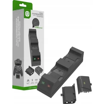 Hra pro Xbox One Dokovací nabíječka pro ovladače XBOX ONE / ONE S se dvěma bateriemi 1000mAh