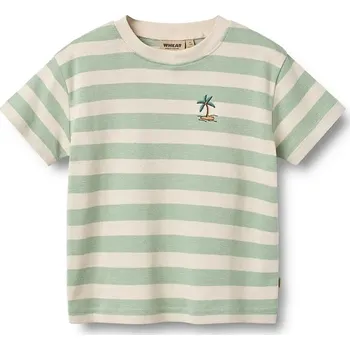 Chlapecké tričko Dětské bavlněné tričko Wheat 2172.108S.GOTS zelená 70X, vel. 104