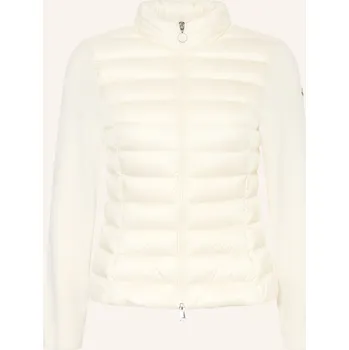 Dámský svetr Moncler Dámská Peříová Bunda Z Kombinace Materiálů, režná, 36