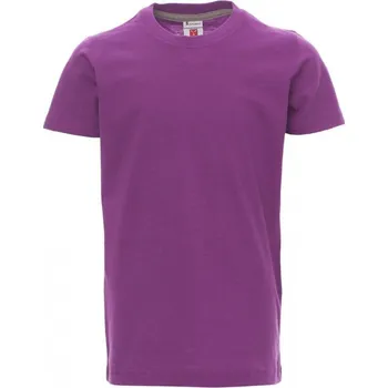 Payper SUNSET KIDS – dětské tričko, 100% bavlna, 155 g, pružné a pohodlné, bestseller v široké škále barev Barva: LETNÍ FIALKOVÁ, Velikost: 3/4
