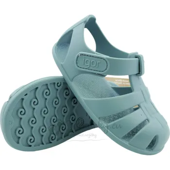Chlapecké sandály Dětské sandálky Igor Nemo Solid S10324-225 Ocean - vel. 23