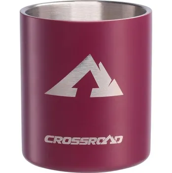 Termohrnek Termohrnek z nerezové oceli Crossroad CARABINER MUG 350 UNI Fialová, Bílá
