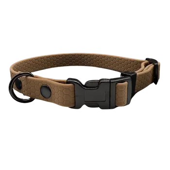 Pro hlodavce Obojek KLIK z HEXA materiálu - šíře 16mm Barva: Hnědá, Velikost: XS