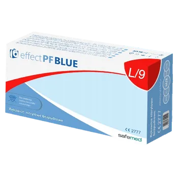Dezinfekce Rukavice nitril bez pudru EFFECT BLUE BPD extra á100 ks L 100ks
