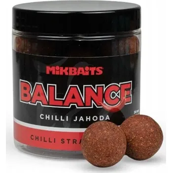 Boilies Mikbaits boilie Chilli Chips Balance Chilli Jahoda 20mm 250ml